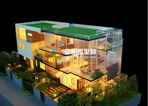 別墅模型風格各異，你能說出幾種