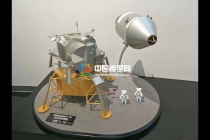 阿波羅11號宇宙飛船登月場景沙盤模型